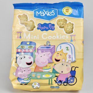 Печиво MAXIES Peppa Pig (ваніль) 250г 09465 фото