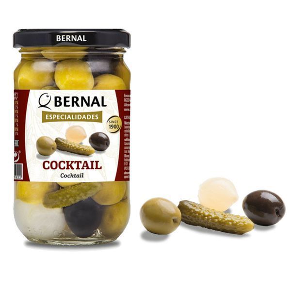Оливки BERNAL Coctail 300г 04413 фото