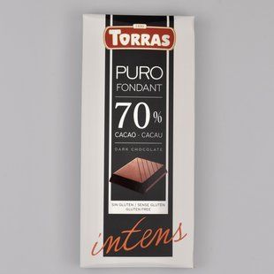 Шоколад TORRAS 70% чорний 200г 03148 фото