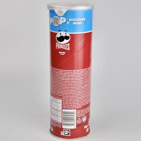 Чіпси PRINGLES 165г Бекон 00722 фото