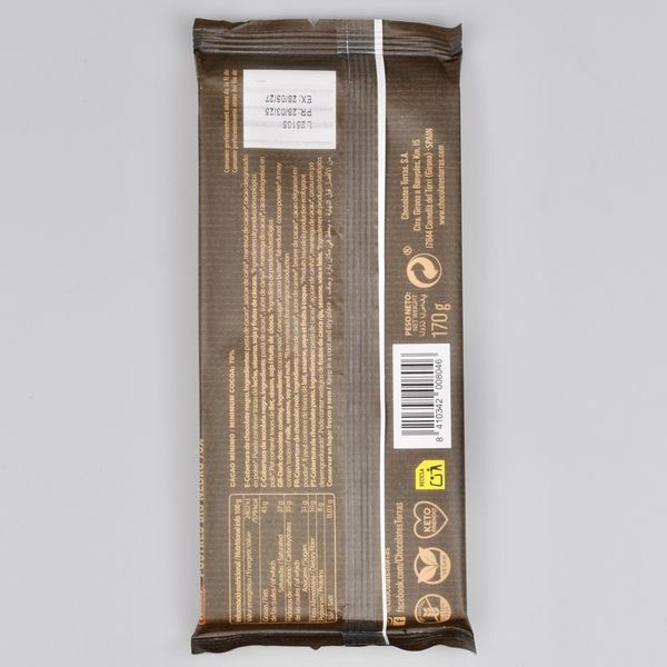 Шоколад TORRAS Postres Organic Bio чорний 70% 170г 05032 фото