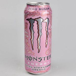 Енергетик MONSTER Ultra Strawberry 500мл 06483 фото