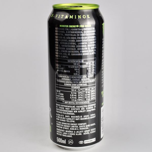 Енергетик MONSTER Zero Energy Green 500мл 06188 фото