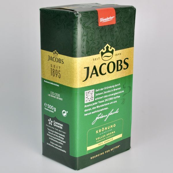Кава мелена JACOBS Kronung, 500г 00028 фото