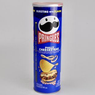 Чіпси PRINGLES 156г USA Philly Cheesteak 08555 фото