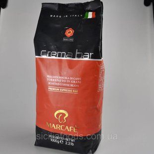 Кава в зернах MARCAFE Crema Bar 1кг 09798 фото