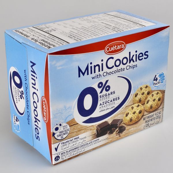 Печиво CUETARA Mini Cookies без цукру 120г 05761 фото