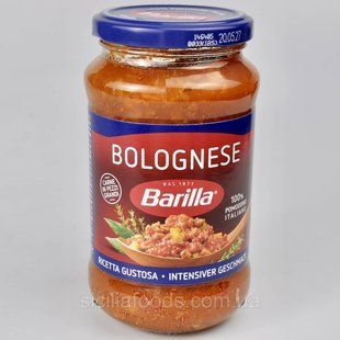 Соус BARILLA Ragu Bolognese (з фаршем), 400г 00365 фото